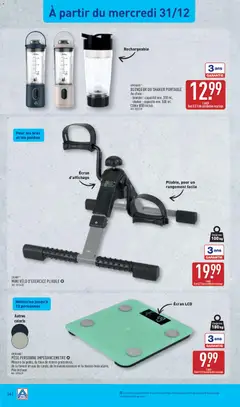 Aldi - Prévisualisation de Aldi - Catalogue de la semaine valide à partir de 30.12.2025 | Page: 39 | Produits: Vélo, Blender, Pèse personne impedancemetre, Portable