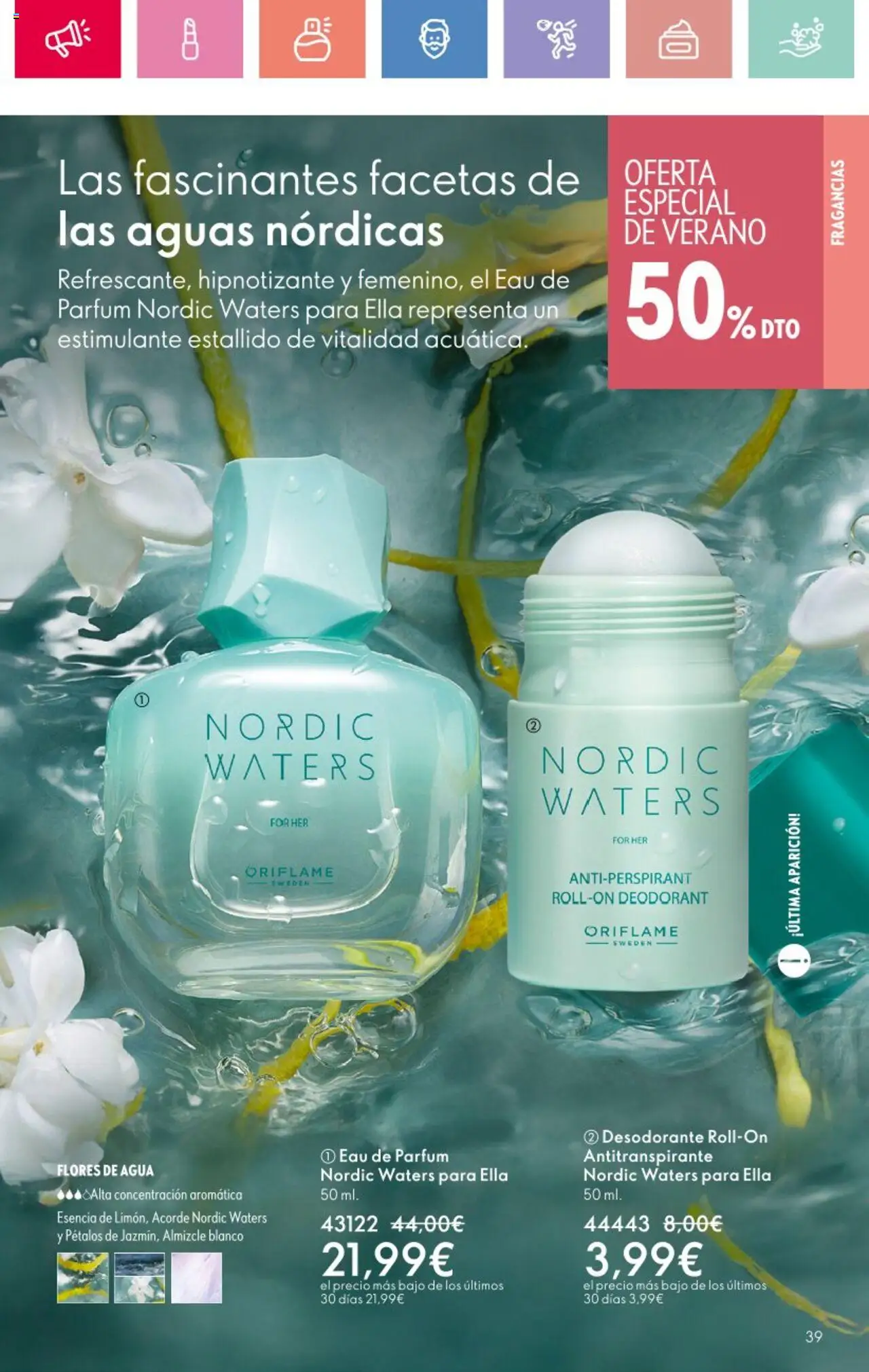 Oriflame - Catálogo Campaña 9 │ válido desde el 22.06.2025 | Página: 39 | Productos: Perfume, Desodorante, Antitranspirante, Eau de parfum