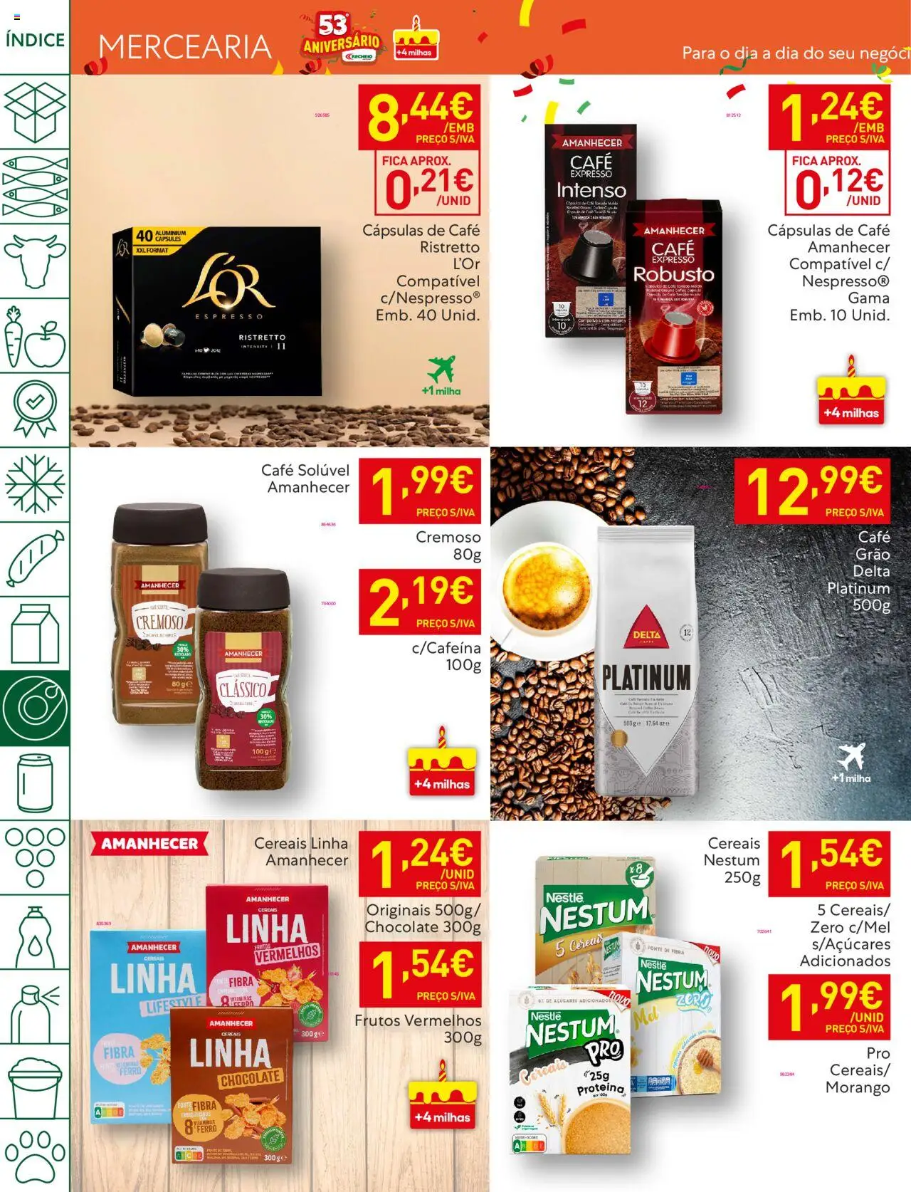 Recheio folheto │ válido de 21.10.2025 | Página: 26 | Produtos: Ferro, Café solúvel, Nestlé, Cereais
