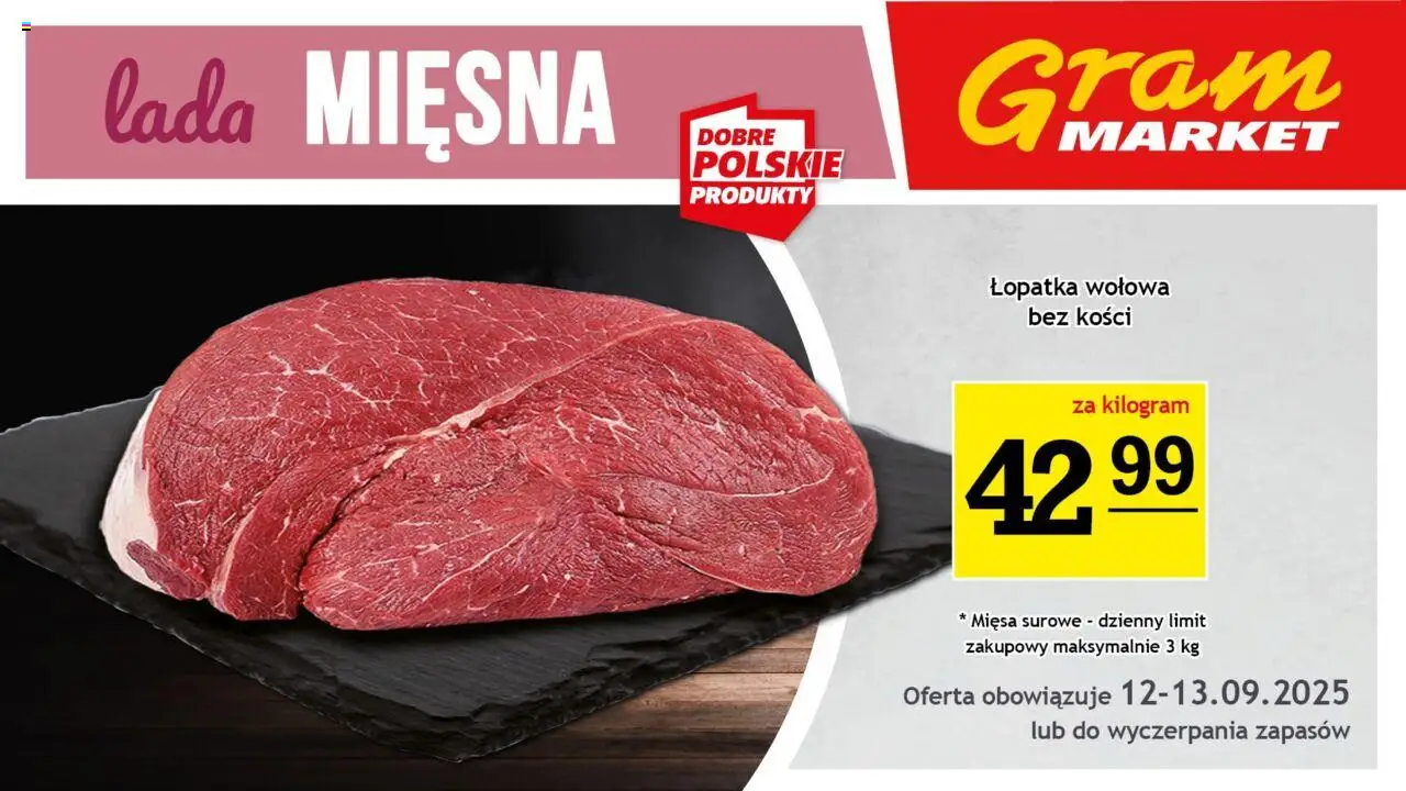 Gram Market Gazetka - Lada Mięsna od 10.09.2025 | Strona: 3