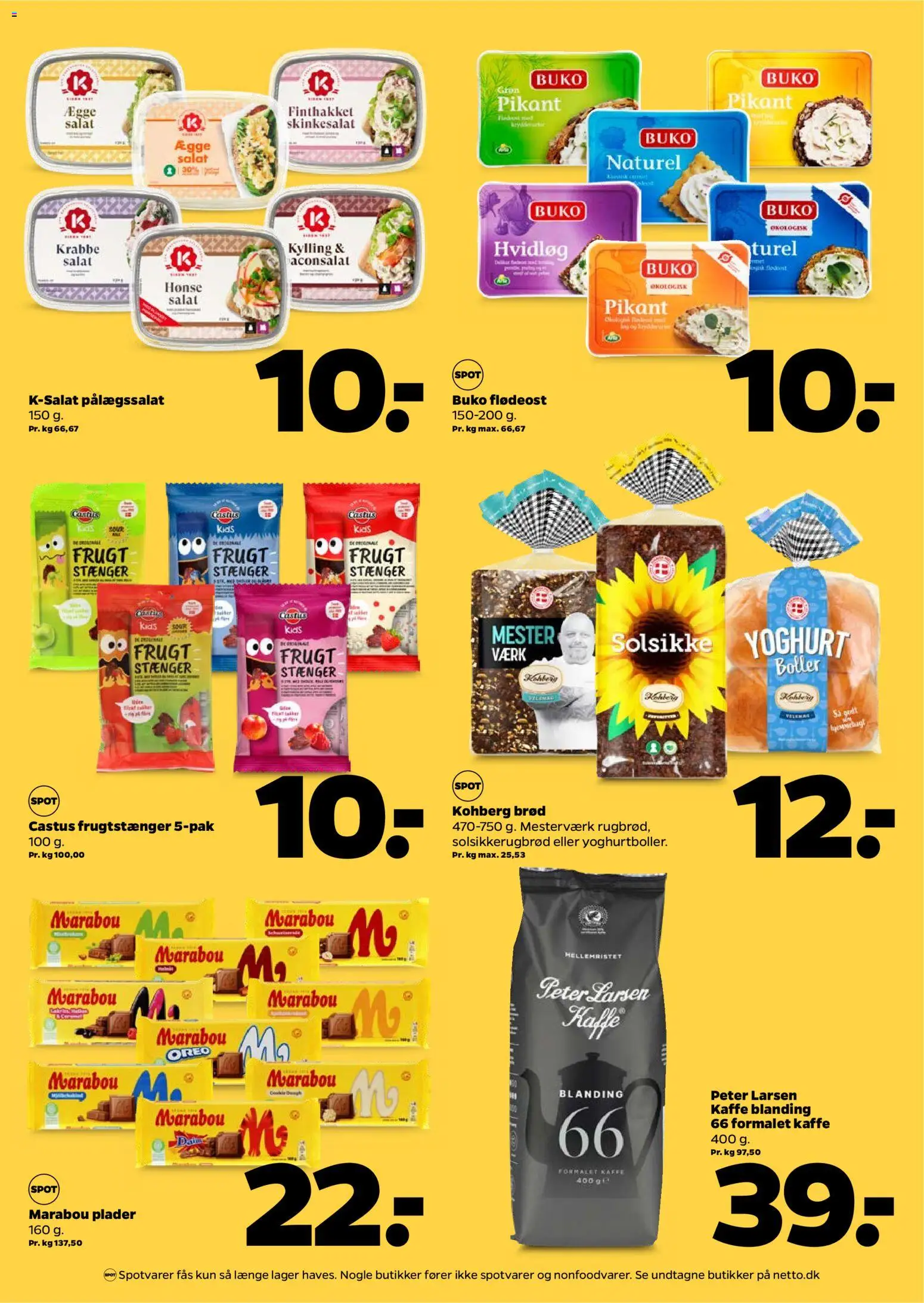 Netto tilbudsavis – gyldig fra 13.02.2026 | Side: 2 | Produkter: Brød, Kaffe, Hvidløg, Skinkesalat