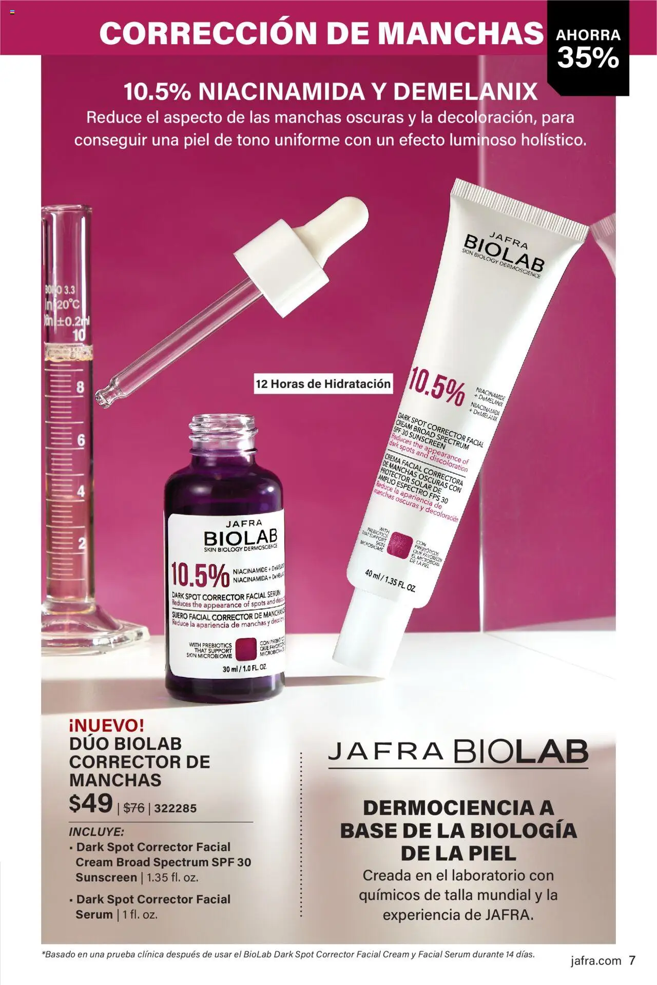 JAFRA folleto │ válido desde el 01.08.2025 | Página: 7 | Productos: Corrector, Protector solar, Sérum, Crema facial