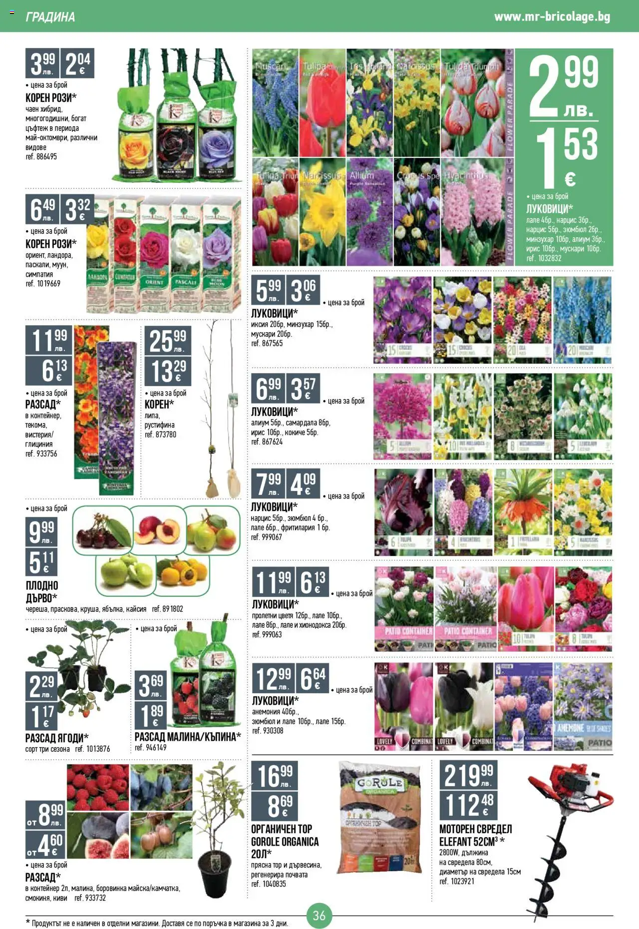  | Страница: 36 | Продукти: Киви, Контейнер