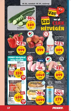 PENNY HULLÁMOS HASÁB-BURGONYA, gyorsfagyasztott 750 g, 959 Ft/kg PENNY Kártyával: 665 Ft/kg - amely érvényes a következő dátumtól: 29.04.2026 | Oldal: 21
