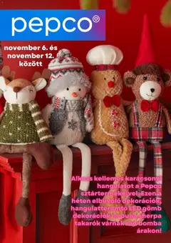 Pepco Akciós újság - amely érvényes a következő dátumtól: 06.11.2025