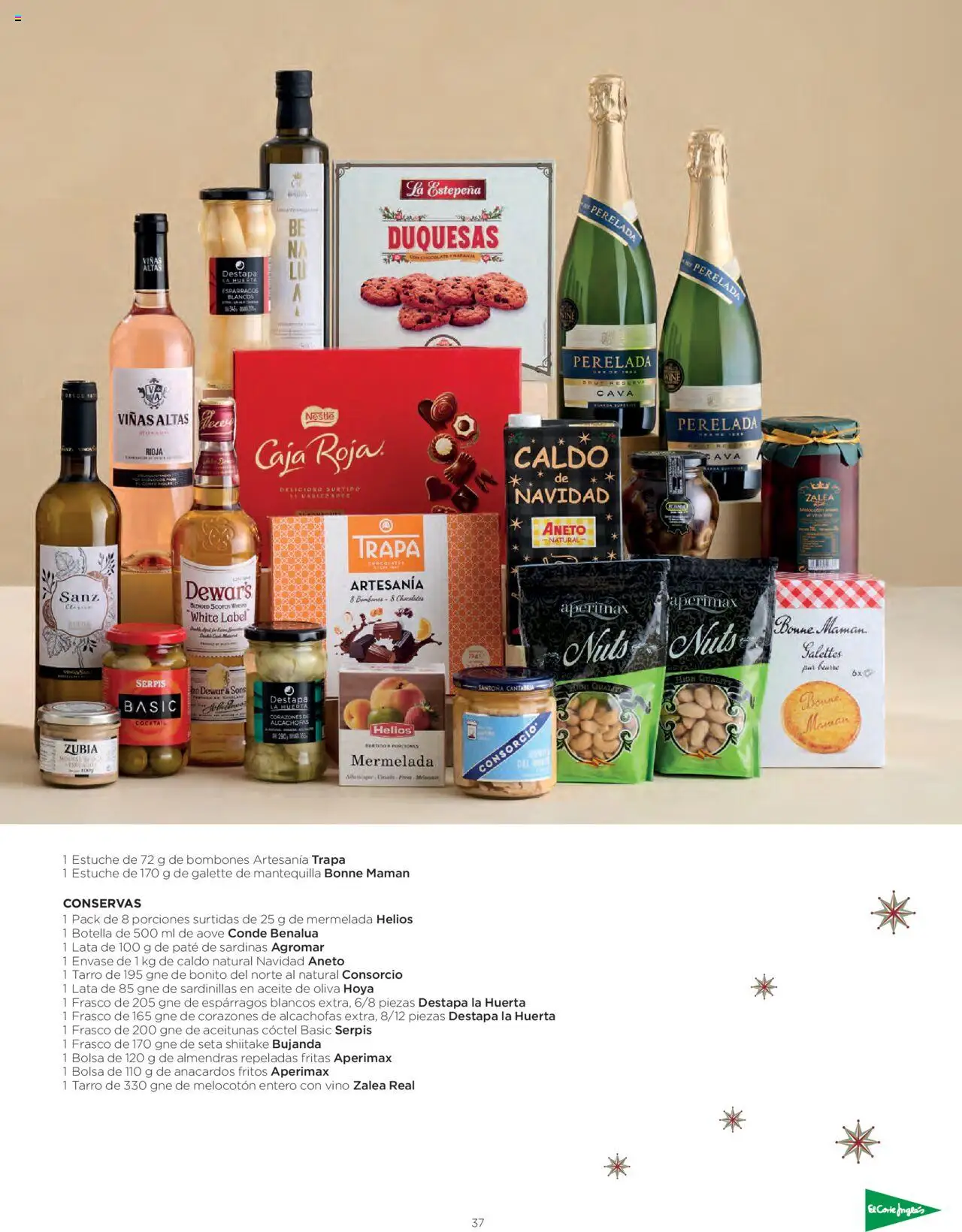 El Corte Inglés ofertas │ válido desde el 06.10.2025 | Página: 37 | Productos: Vino, Paté, Νερό καρύδας, Bolsa