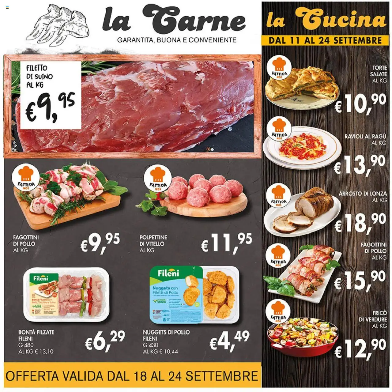 Volantino Coal del 11.09.2025 | Pagina: 5 | Prodotti: Pollo, Suino, Ragú, Vitello