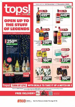 Tops at Spar specials catalogue – valid from 24.11.2025