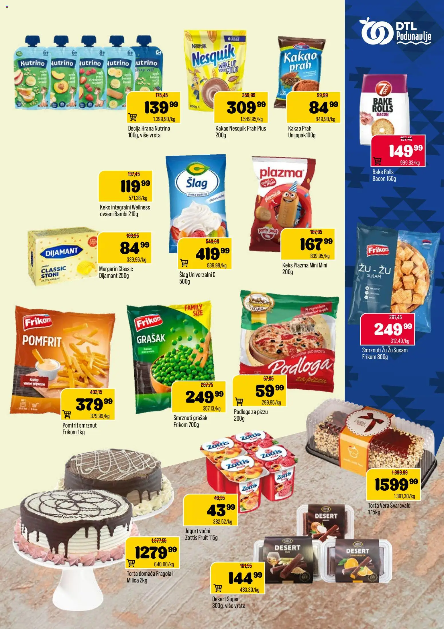 Podunavlje katalog - važi od 22.10.2025 | Strana: 7 | Proizvode: Šlag, Plazma, Margarin, Nesquik