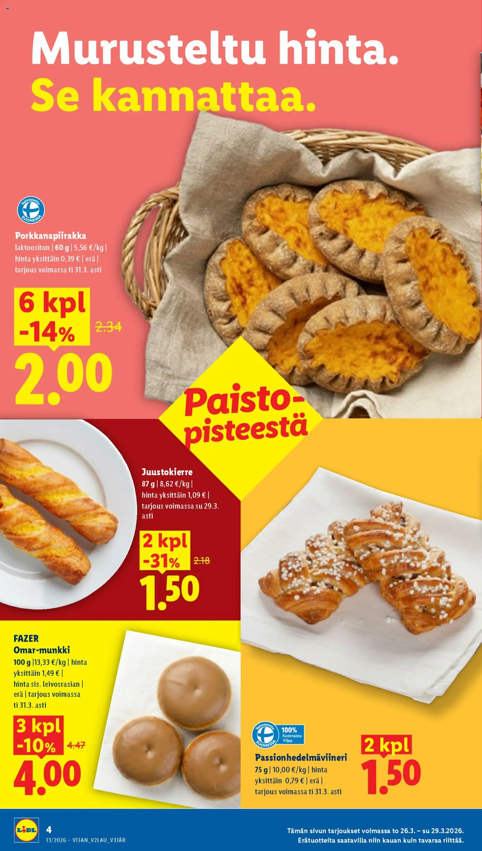 Lidl tarjoukset – voimassa 26.03.2026 alkaen | Sivu: 4