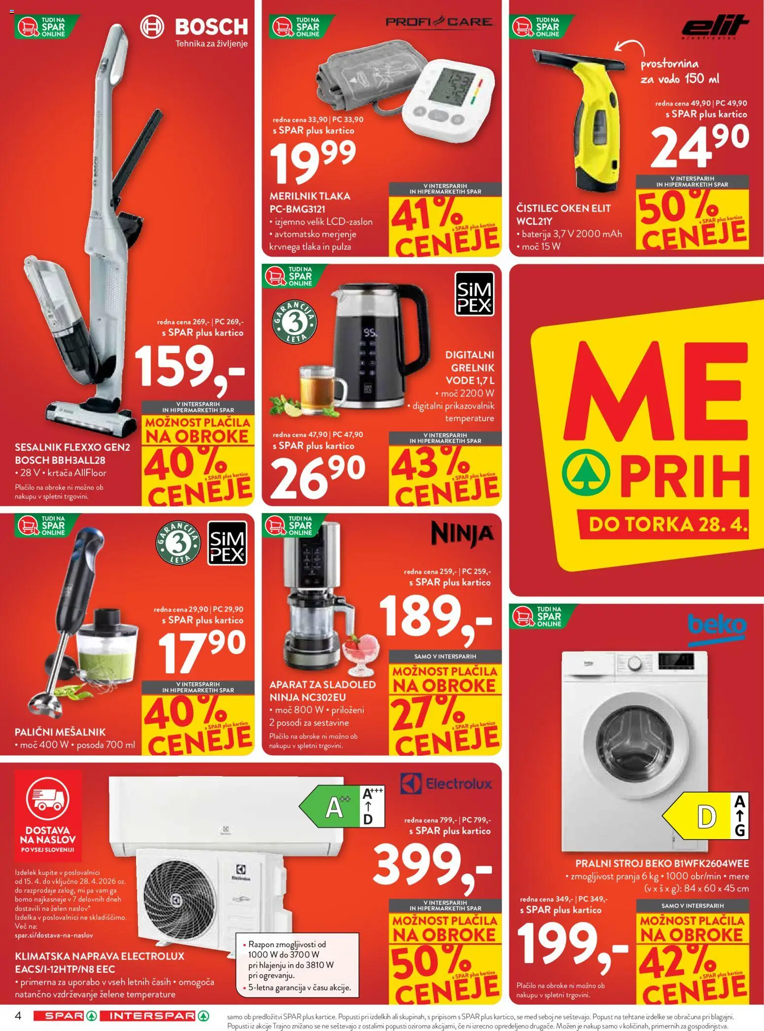 Novi Spar katalog ponudbe – veljaven od 15.04.2026 | Stran: 4