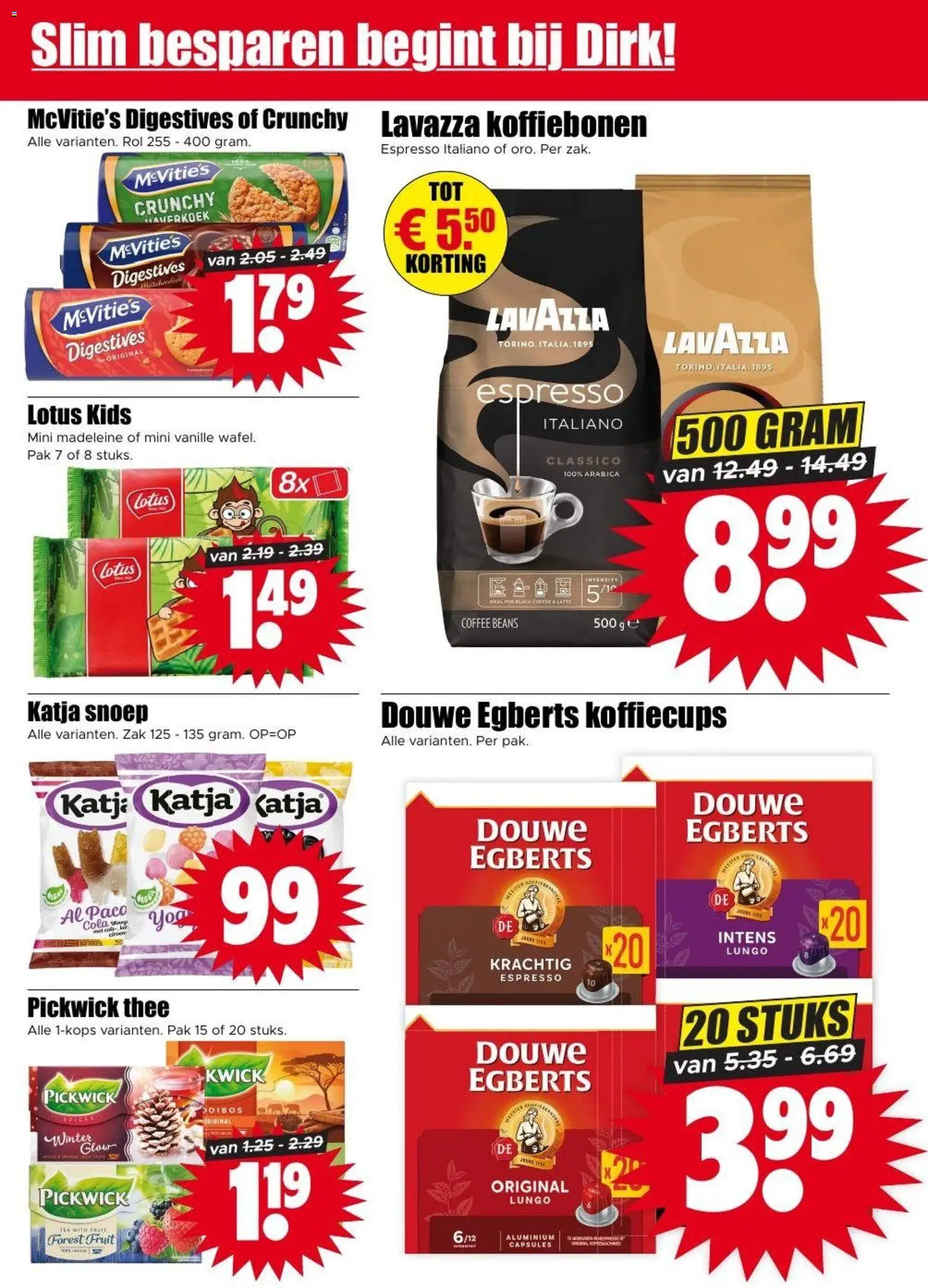 {H1} | Pagina: 20 | Producten: Koffiebonen, Thee, Tas, Pavilon