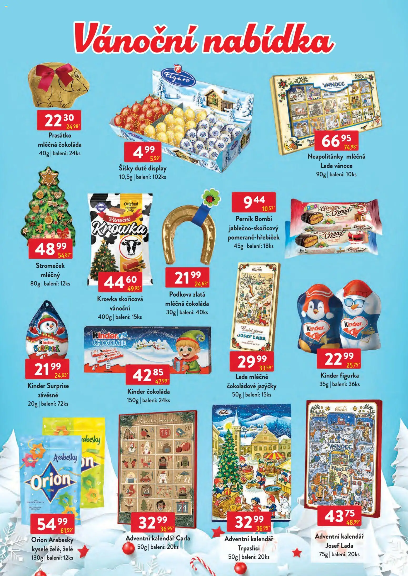 Astur & Qanto - Leták - Velkoobchod 11/2025 od 01.11.2025 | Strana: 100 | Produkty: Čokoláda, Kinder čokoláda, Adventní kalendář, Kalendář