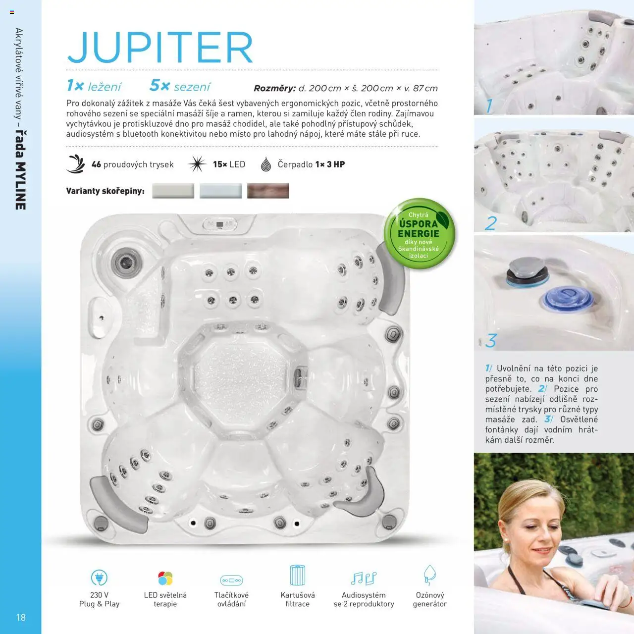 Mountfield katalog - Vířivky od 16.04.2025 | Strana: 18 | Produkty: Čerpadlo, LED