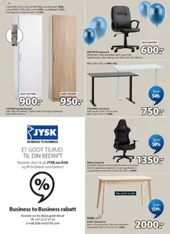 Forhåndsvisning av JYSK kundeavis gyldig fra 30.03.2026 | Side: 12 | Produkter: Kontakt, Kontorstol, Garderobeskap, Skrivebord