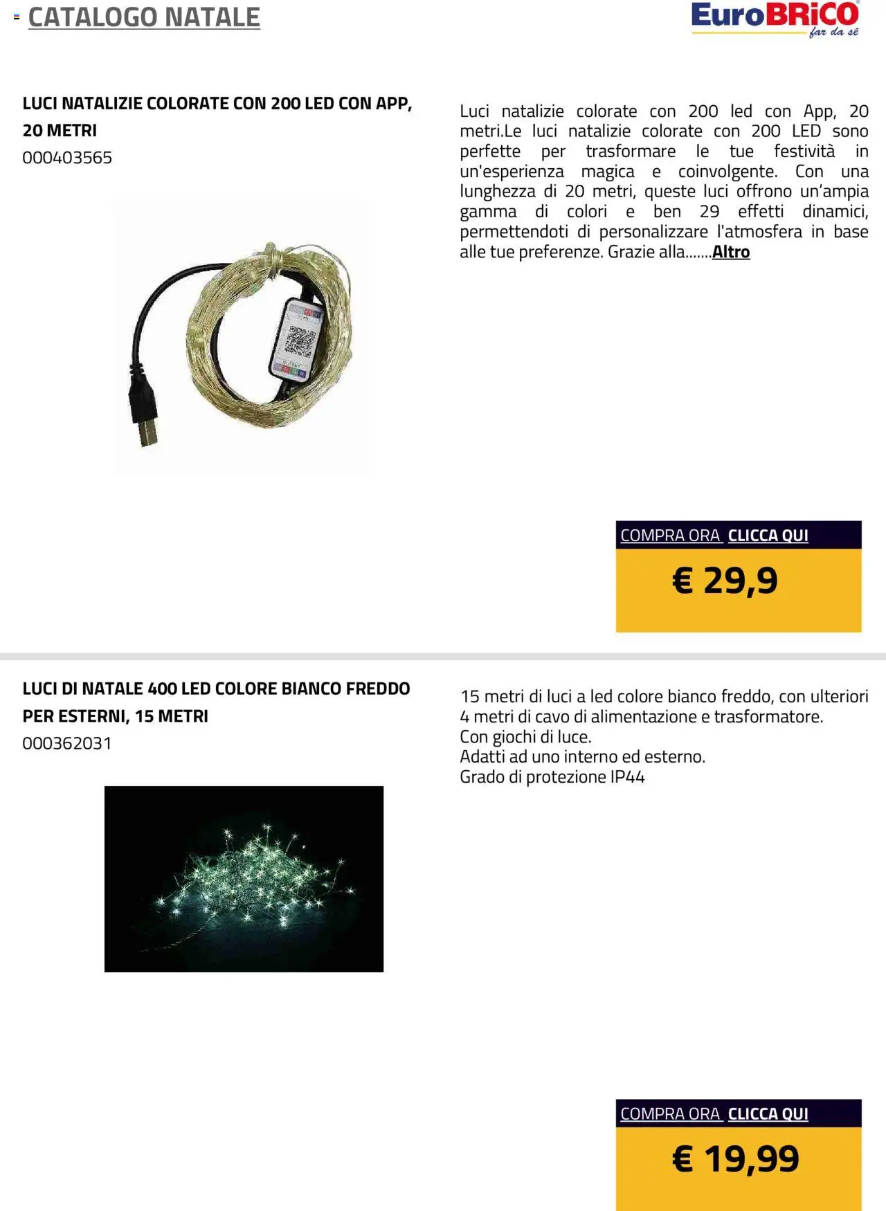 Volantino Eurobrico del 23.07.2025 | Pagina: 23 | Prodotti: Cavo