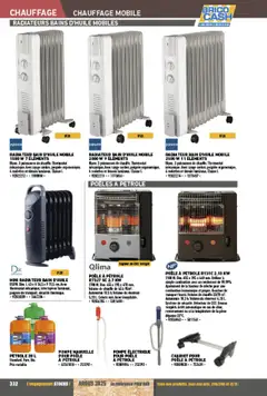 Brico Cash - Prévisualisation de Brico Cash catalogue valide à partir de 04.04.2025 | Page: 332 | Produits: Poêle, Interrupteur, Poêle à pétrole, Radiateur