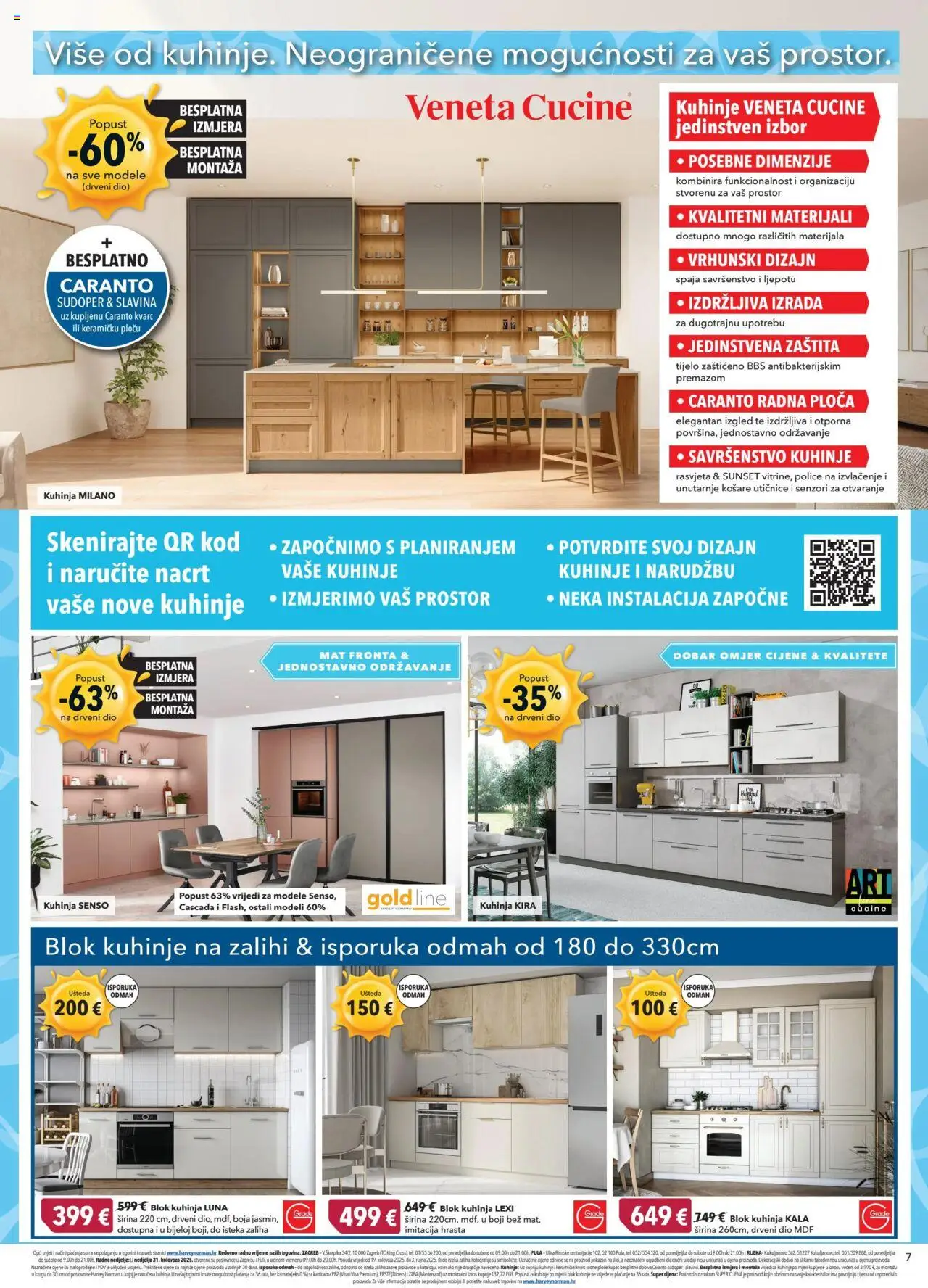 Harvey Norman katalog | vrijedi od 19.08.2025 | Stranica: 7 | Proizvodi: Rasvjeta, Košare, Kuhinja