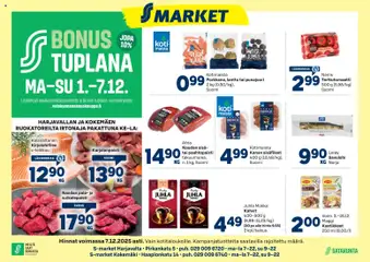 S-market-mainoslehti voimassa 03.12.2025 alkaen