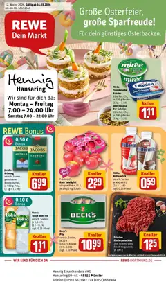 Rewe Prospekt Münster	 ab 15.03.2026 gültig