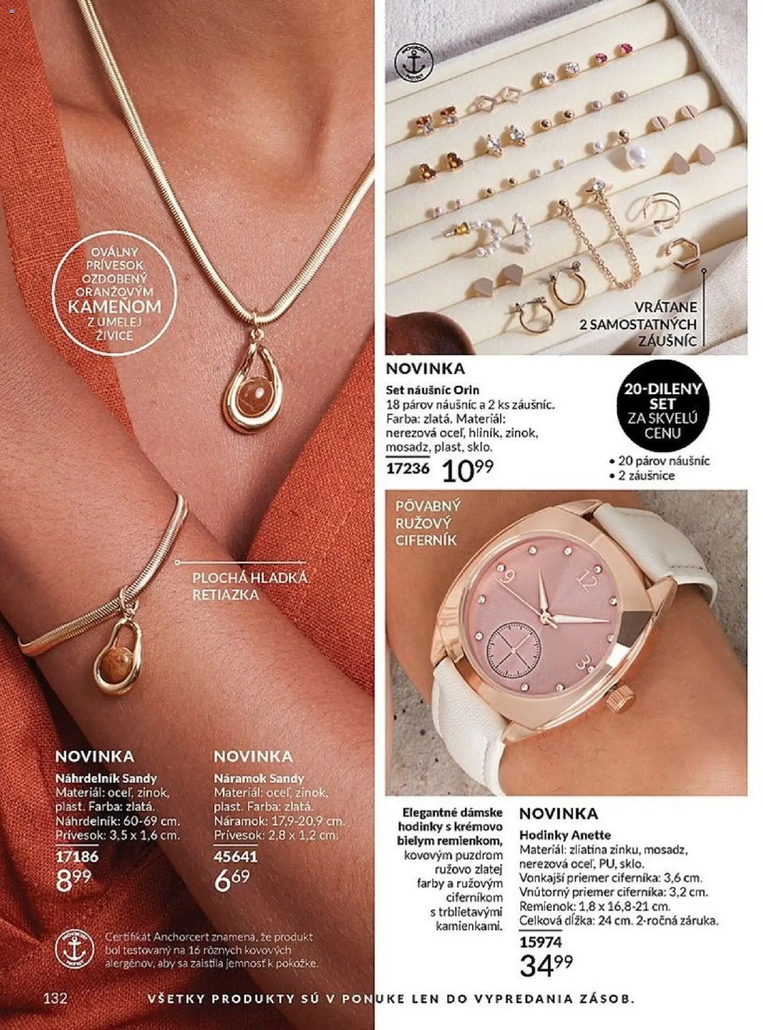 Nové Avon akcie – leták je platný od 01.04.2026 | Strana: 132 | Produkty: Hodinky