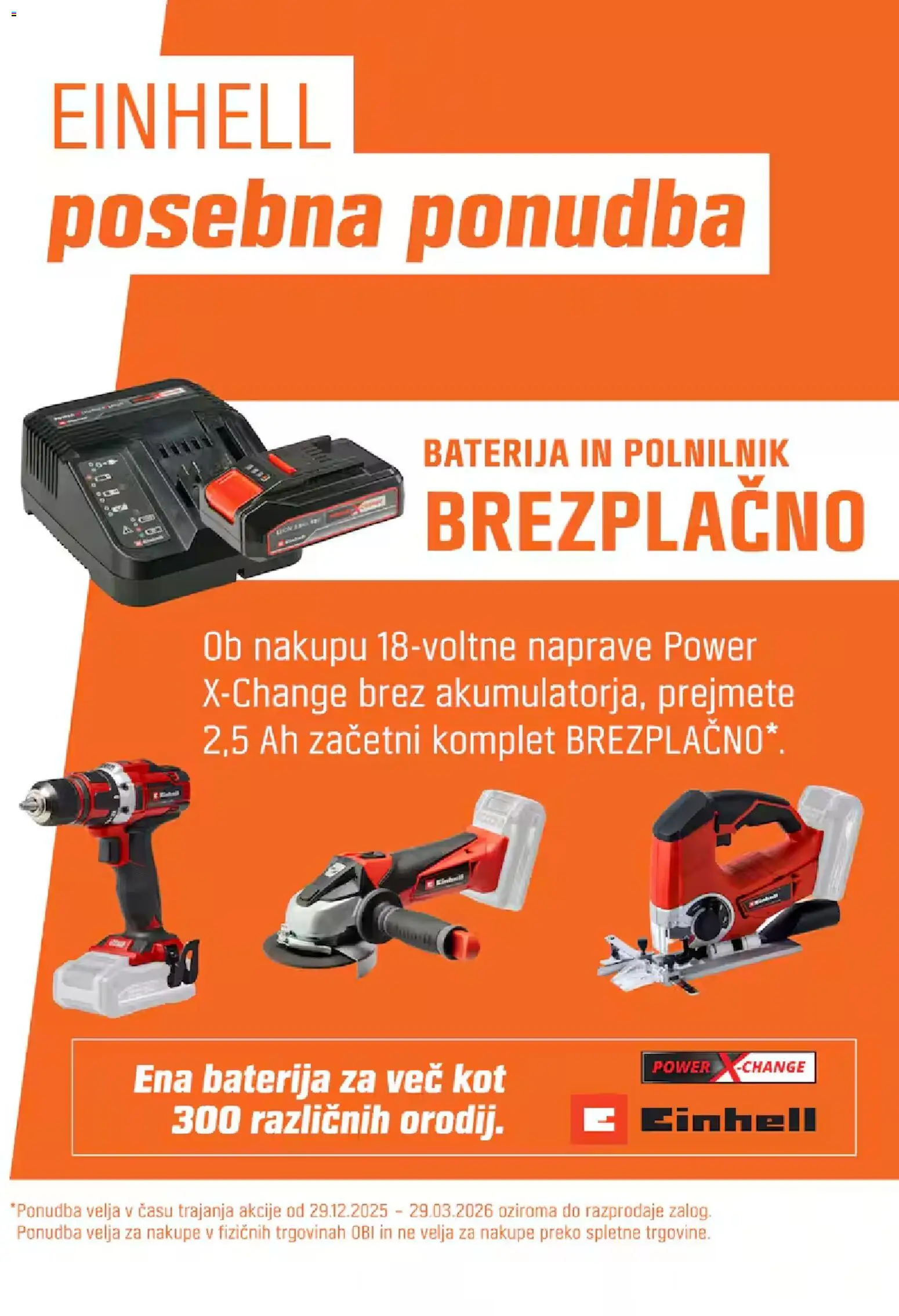 Novi OBI katalog ponudbe – veljaven od 03.03.2026 | Stran: 18 | Izdelki: Baterija, Polnilnik
