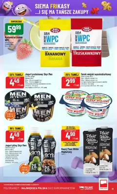 POLOmarket Gazetka od 16.07.2025 | Strona: 31 | Produkty: Serek, Serek wiejski, Jogurt, Serek wiejski wysokobiałkowy
