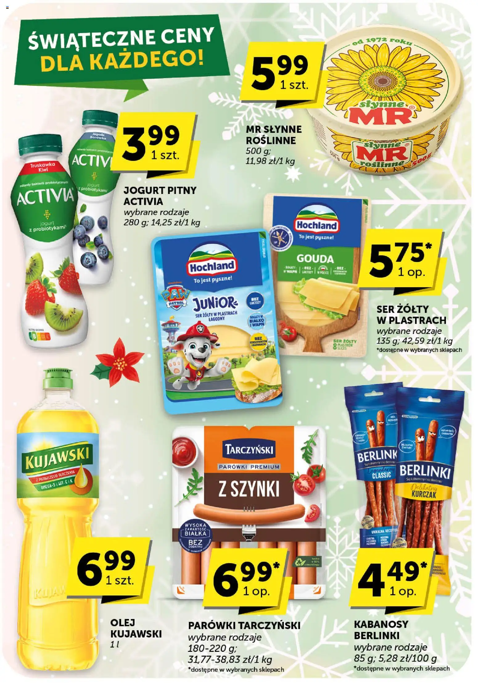 Groszek Gazetka - Minimarket od 11.12.2025 | Strona: 28 | Produkty: Jogurt pitny, Parówki, Parówki tarczyński, Ser