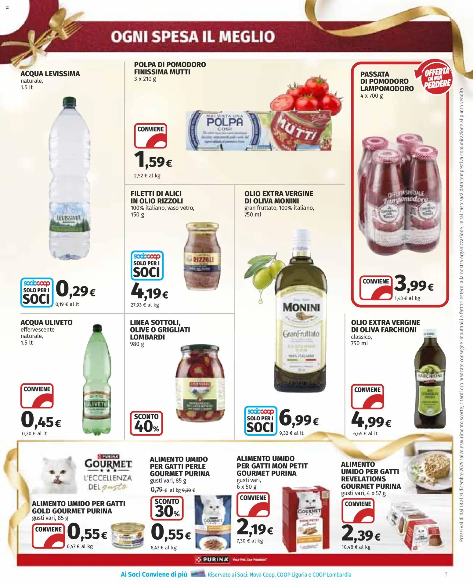 Volantino Ipercoop del 18.12.2025 | Pagina: 7 | Prodotti: Olive, Data, Olio extra vergine, Vaso