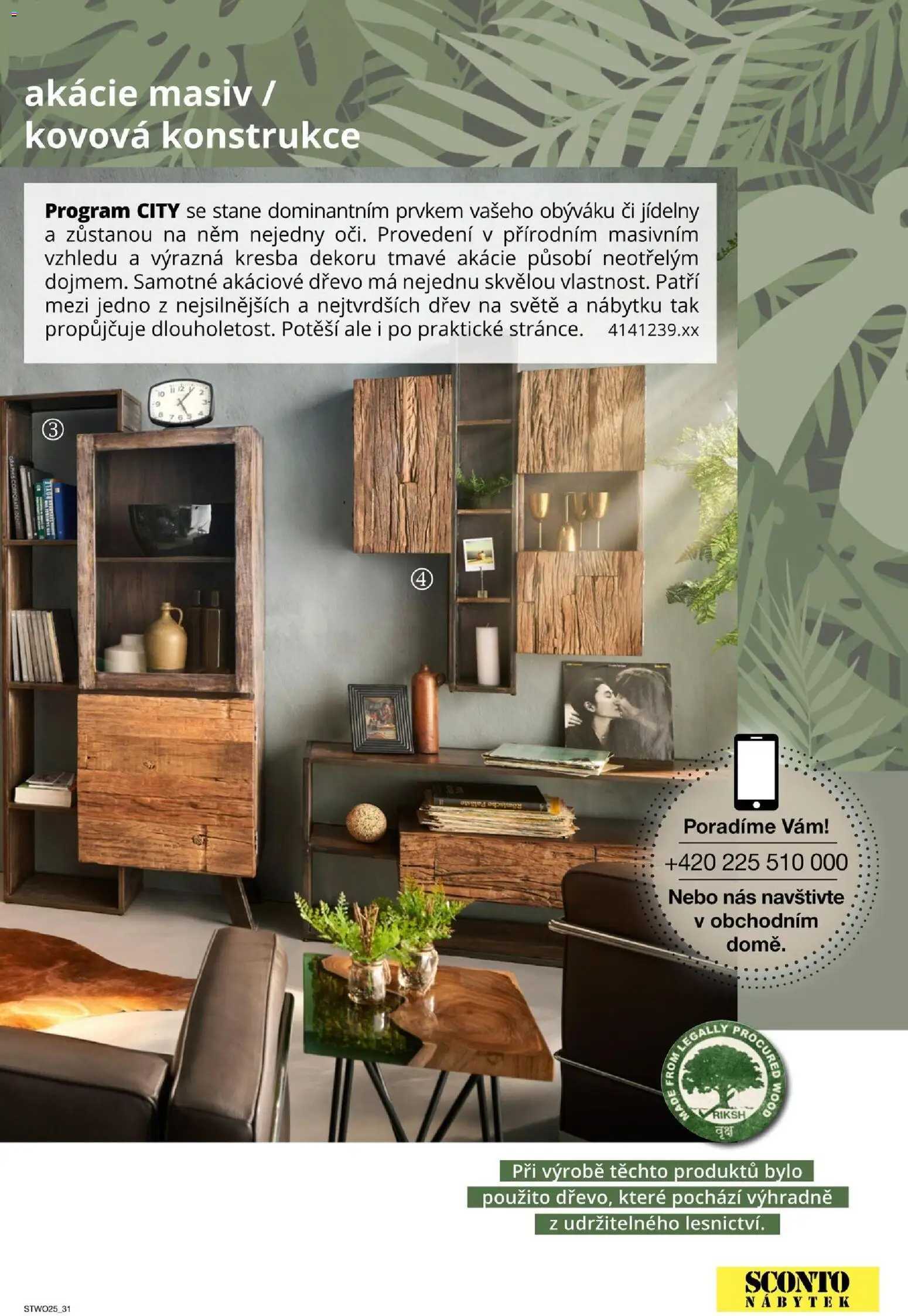 Sconto nábytek katalog - Nábytek z masivu od 01.01.2026 | Strana: 31