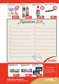 PRIVÁT - Aktuális szórólap MAX - amely érvényes a következő dátumtól: 08.01.2026 | Oldal: 8 | Termékek: Hús, Szemetes, Légfrissítő, Zöldség