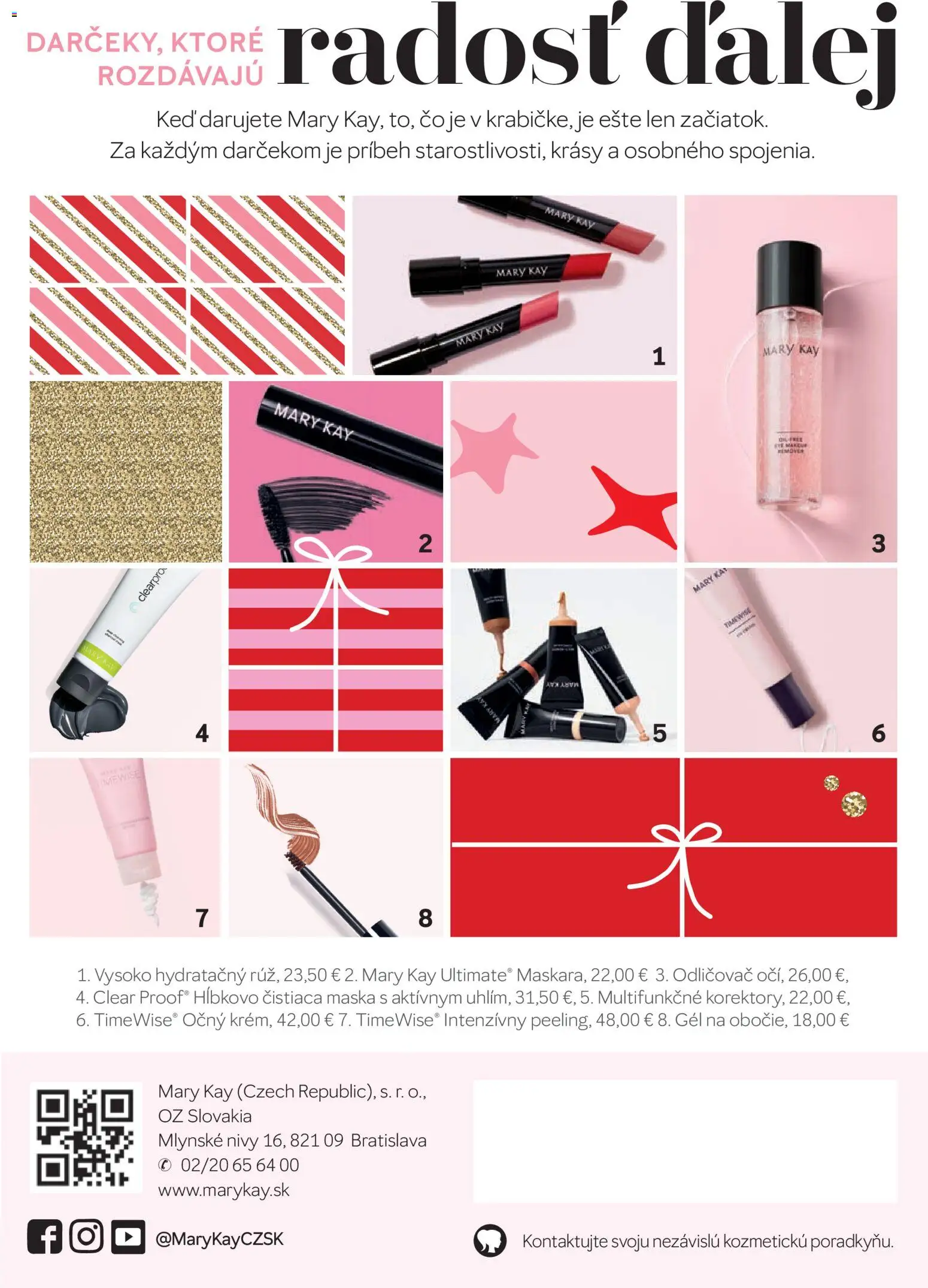 Nové Mary Kay akcie – leták je platný od 16.10.2025 | Strana: 46 | Produkty: Maska, Odličovač