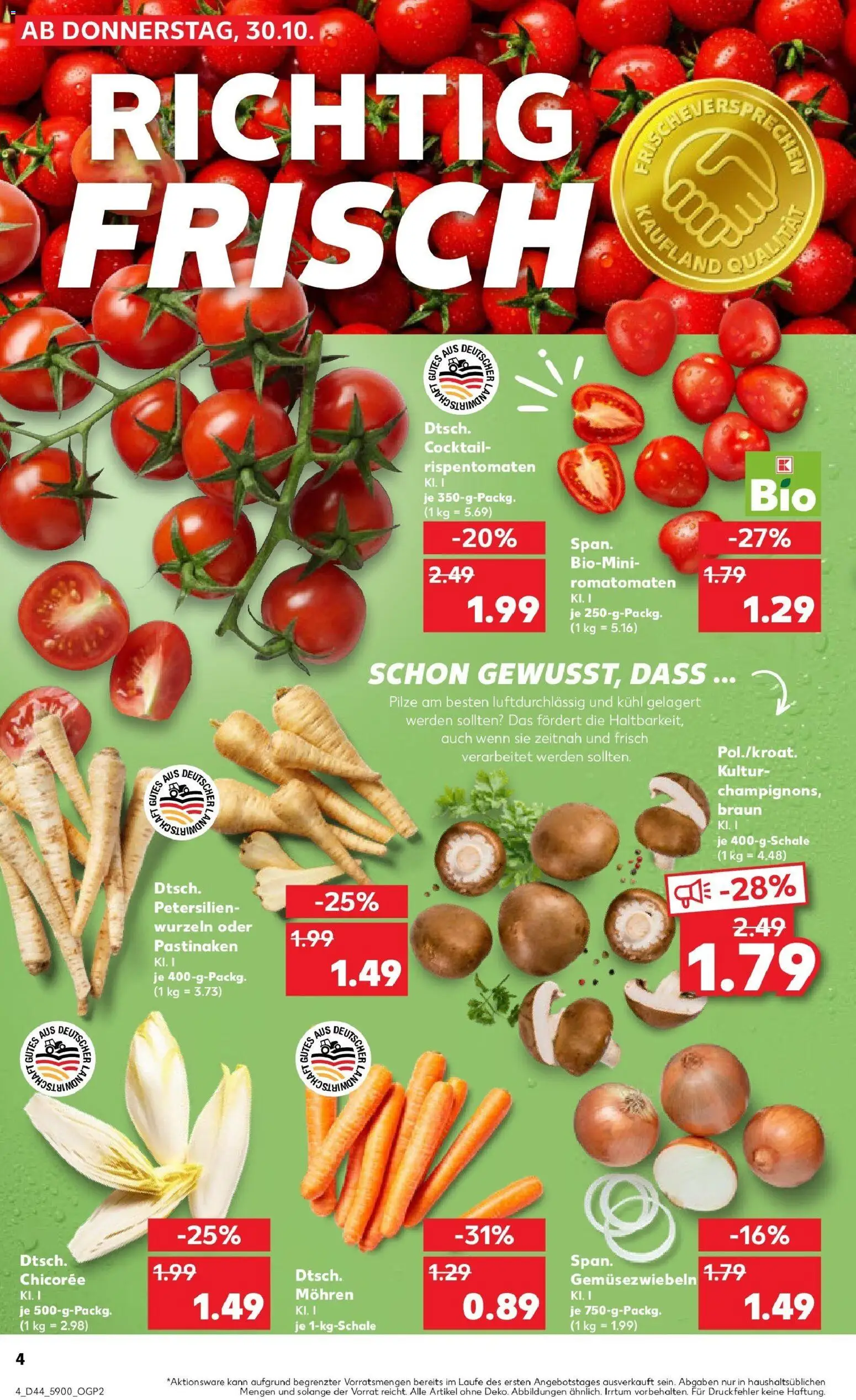 Kaufland prospekt Merseburg	 – gültig ab 30.10.2025 | Seite: 4 | Produkte: Mohren