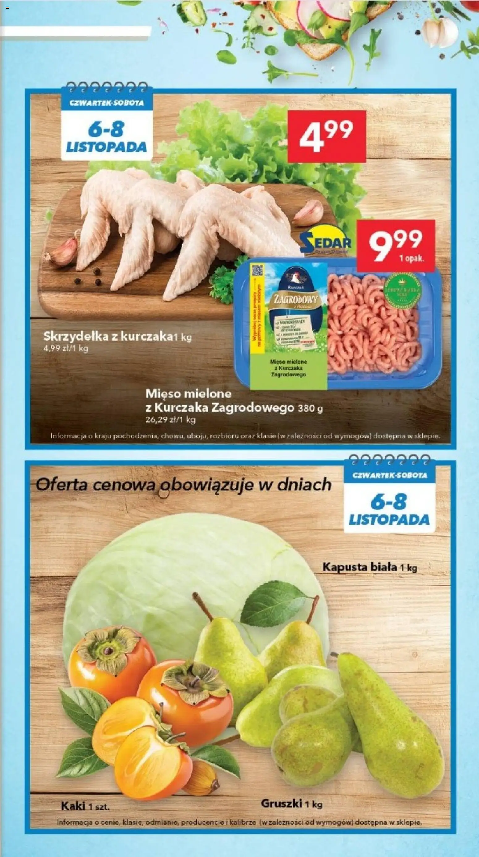 Lewiatan gazetka - Lublin od 06.11.2025 | Strona: 3 | Produkty: Kapusta, Mięso, Mięso mielone, Kapusta biała