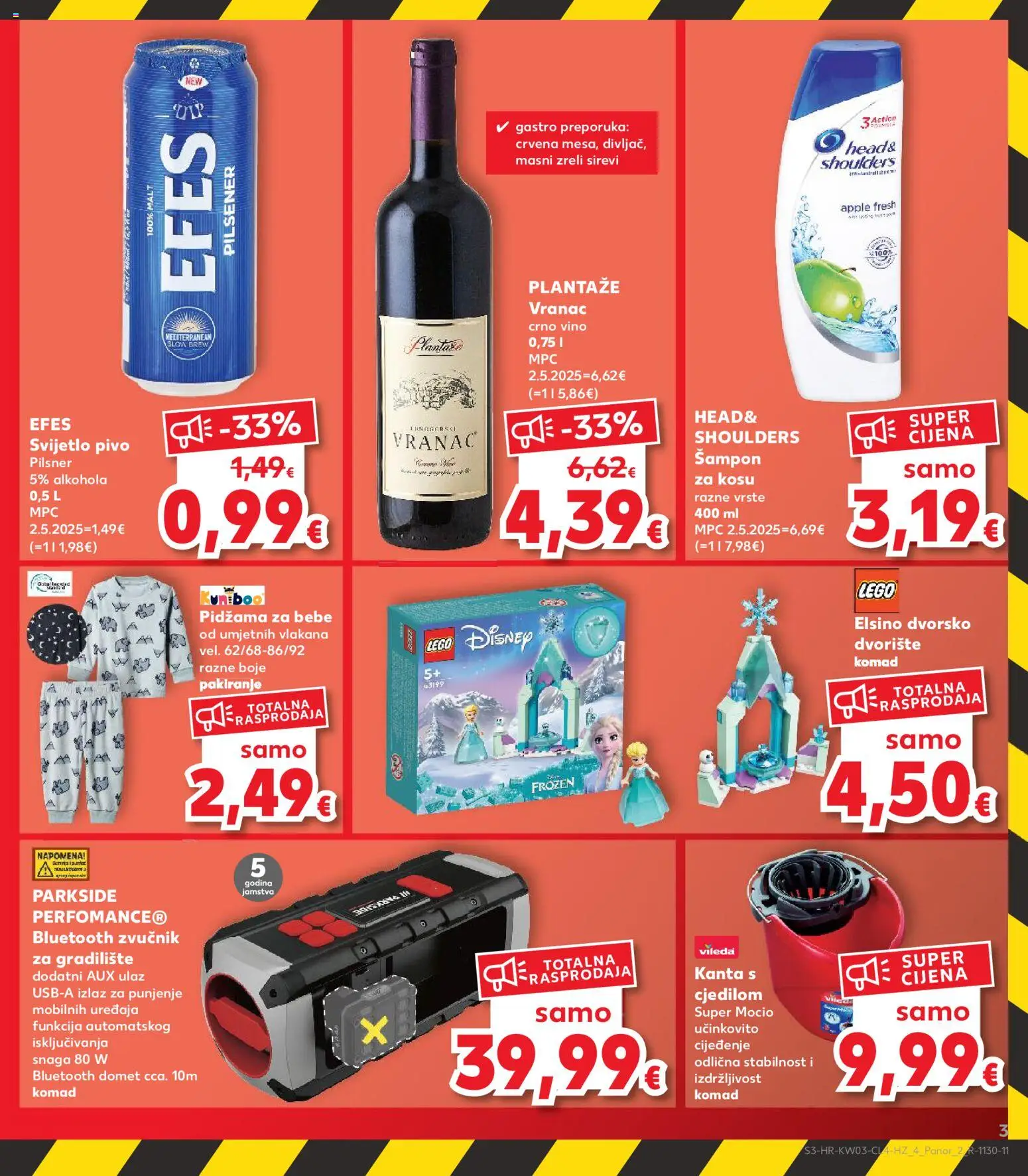 Kaufland katalog | vrijedi od 14.01.2026 | Stranica: 3 | Proizvodi: Kanta s cjedilom, Crno vino, Parkside, Lego