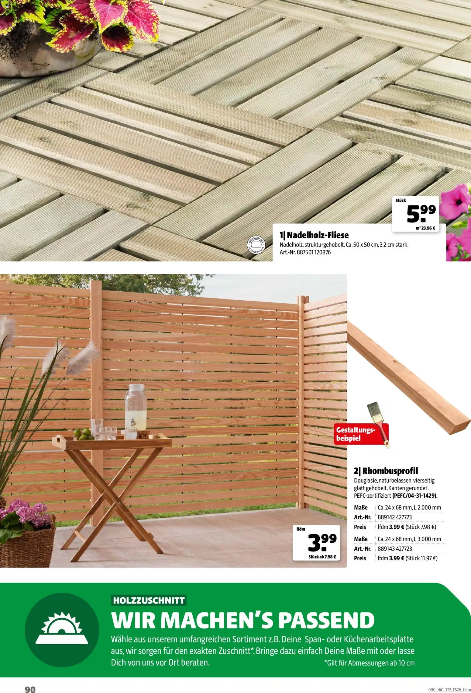 Hagebau Gartengestaltungsortiment – gültig ab 02.03.2026 | Seite: 90