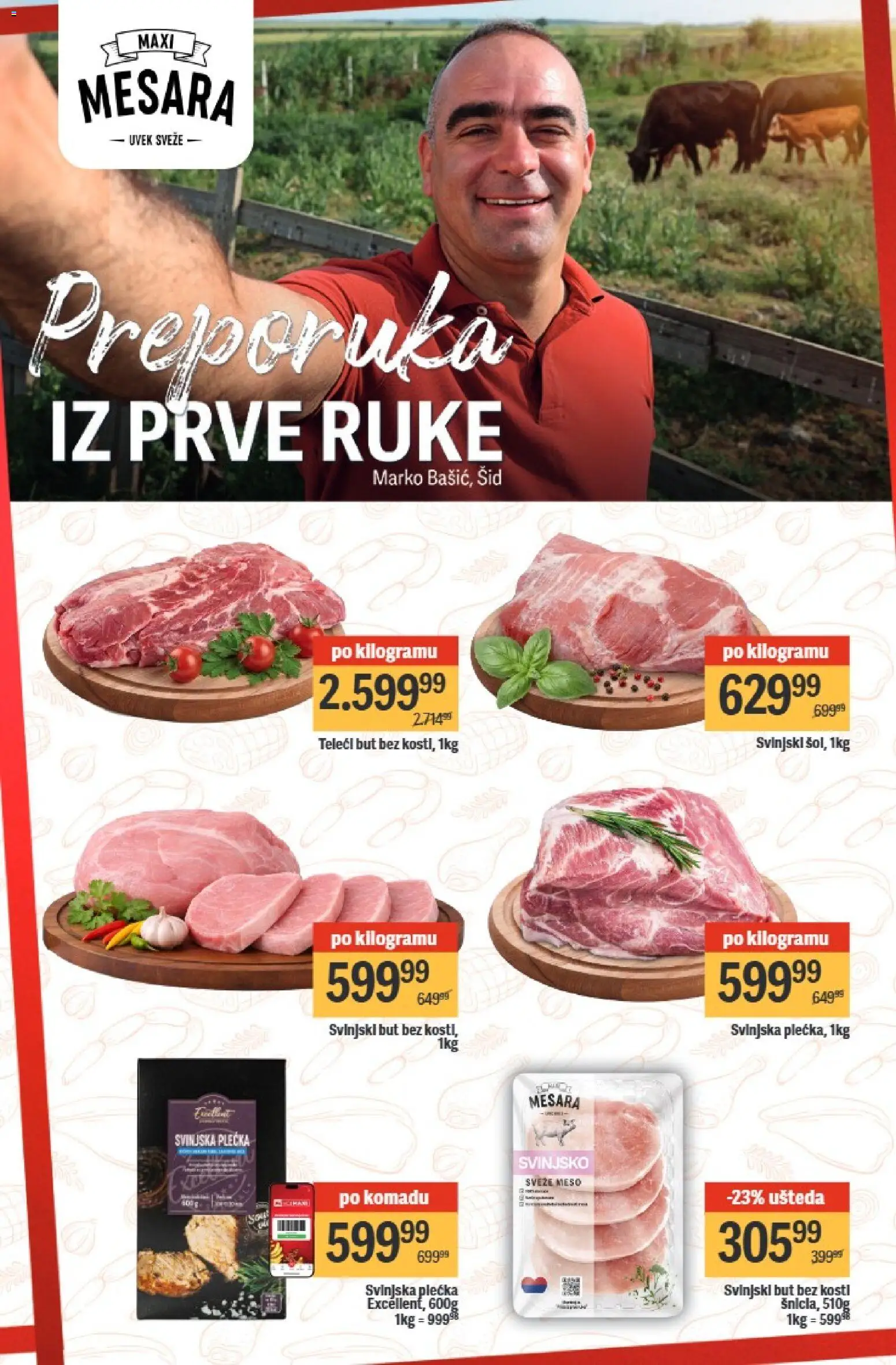Maxi katalog - važi od 20.04.2026 | Strana: 11 | Proizvode: Svinjski but, Svinjska plećka