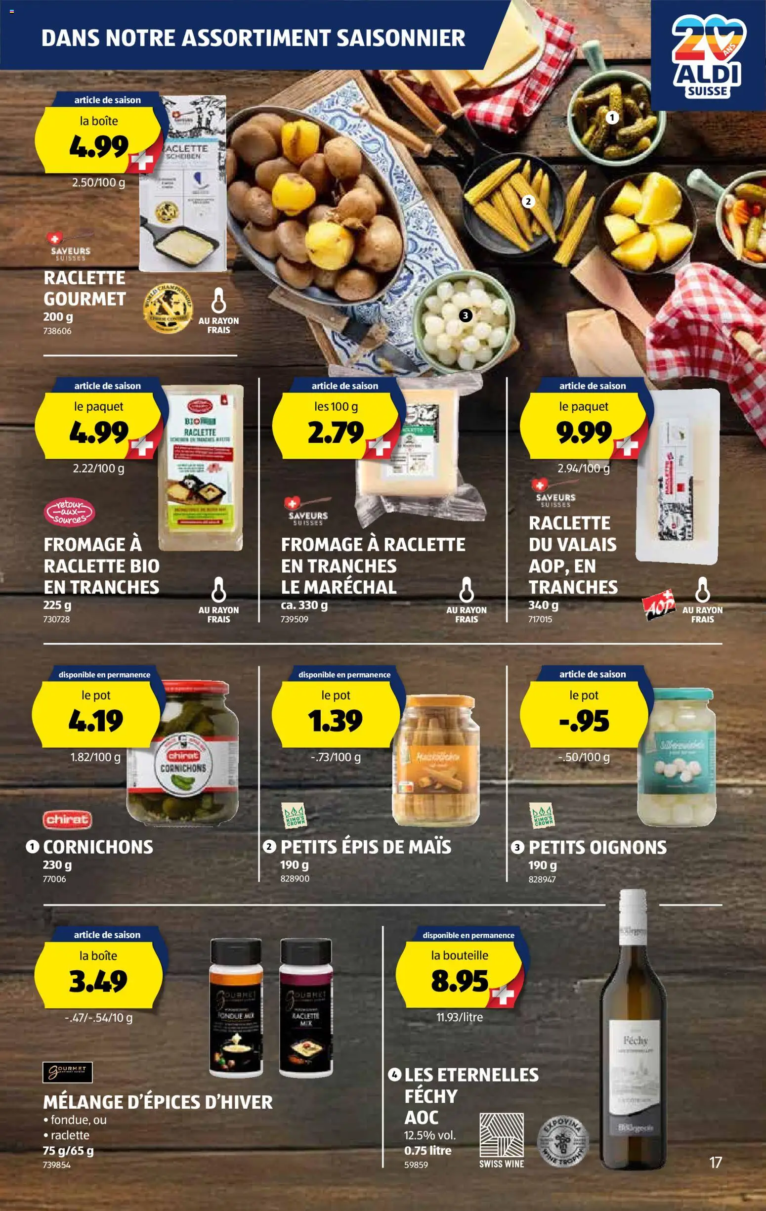 Aldi Aktionen FR – gültig ab 30.10.2025 | Seite: 18 | Produkte: Raclette