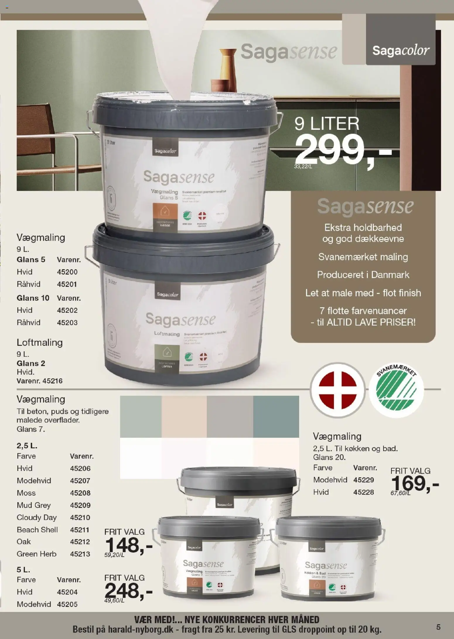 Harald Nyborg tilbudsavis – gyldig fra 02.04.2026 | Side: 5 | Produkter: Maling, Bad