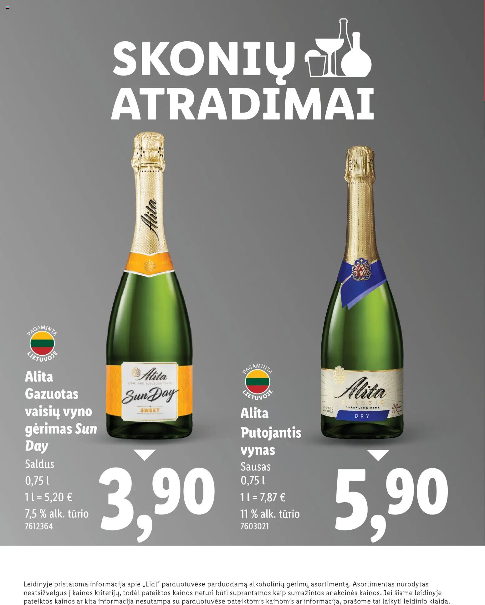 LIDL akcijos nuo 07.12.2025 | Puslapis: 8 | Prekių: Vynas