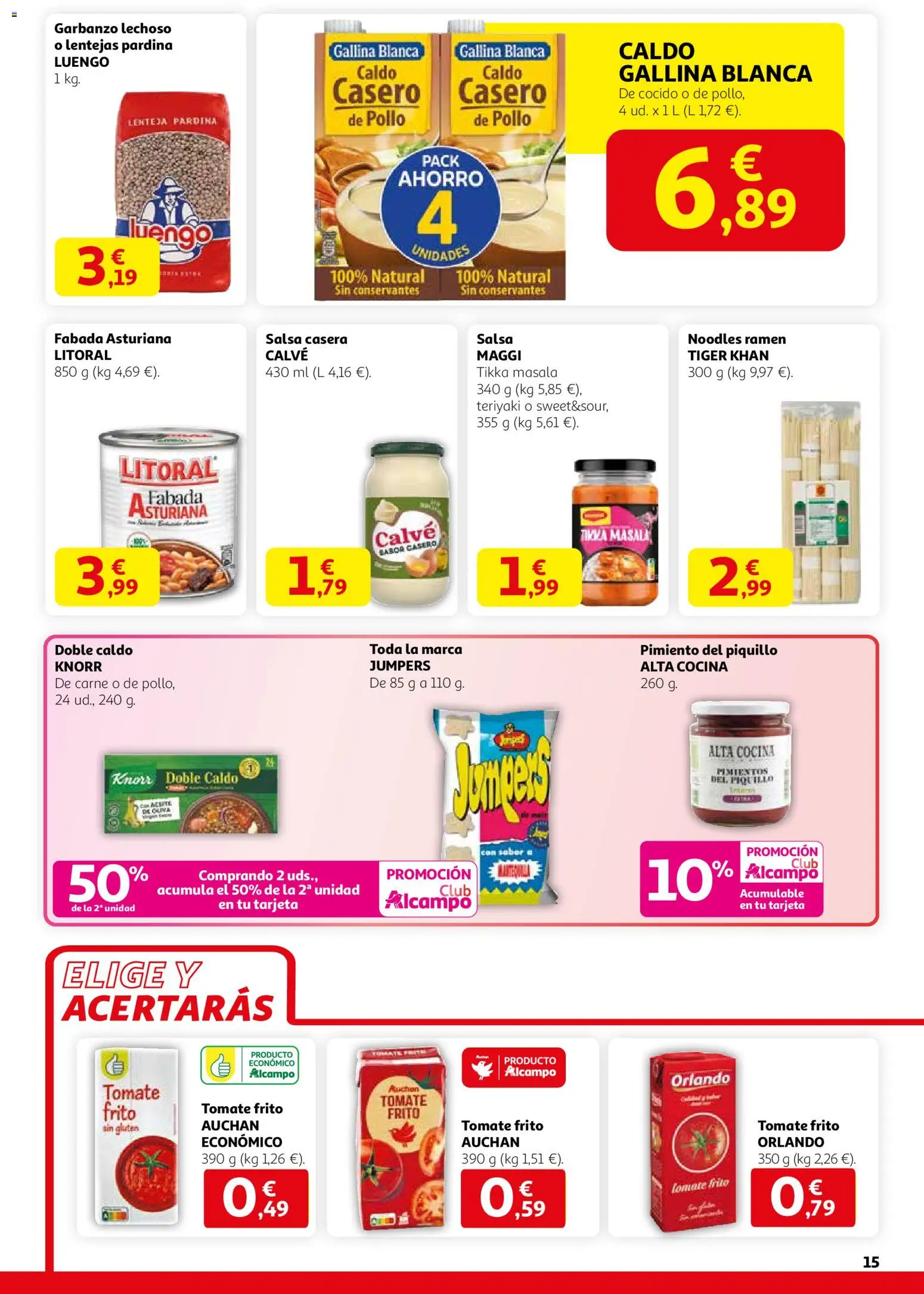 Alcampo - HP Nacional  │ válido desde el 12.02.2026 | Página: 15 | Productos: Κάδος απορρυμάτων, Cocina
