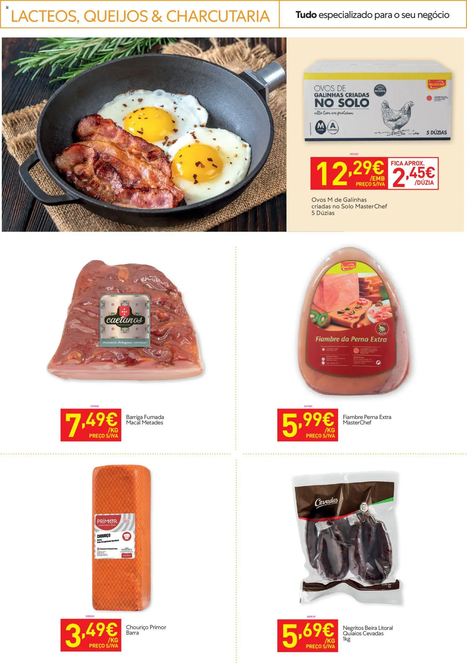 Recheio folheto │ válido de 06.01.2026 | Página: 10 | Produtos: Ovos, Chouriço, Proteina