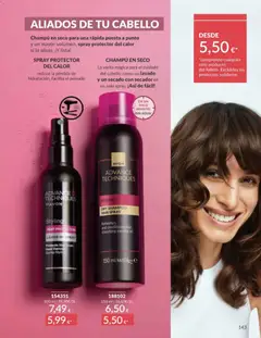 Vista previa CHAMPÚ EN SECO, La varita mágica para el cuidado del cabello: como un lavado y un secado con secador en un solo spray. ¡Así de fácil! válido desde el 01.05.2026 | Página: 143 | Productos: Champú