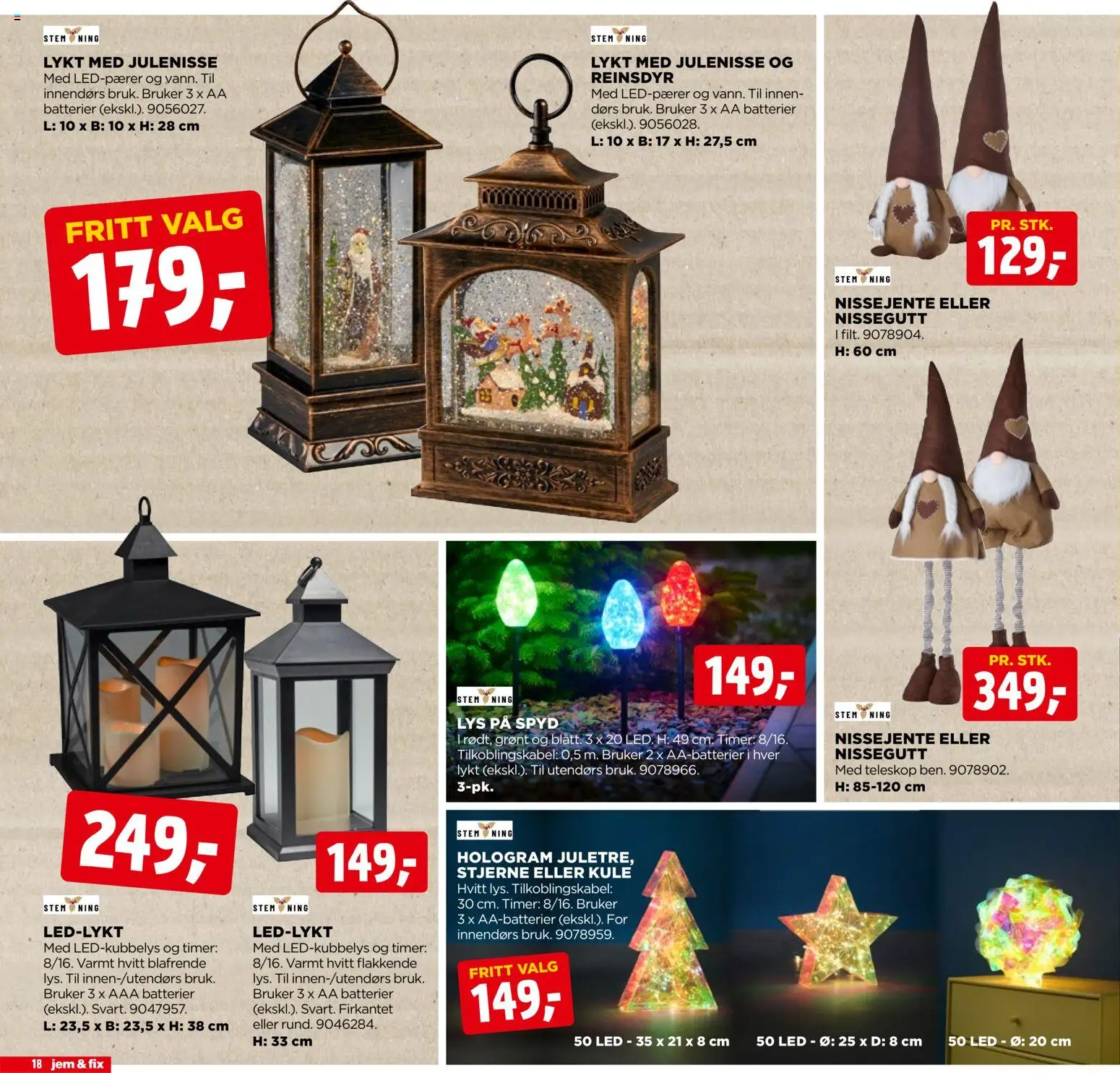 {H1} | Side: 18 | Produkter: Сантехнічне кріплення, Lys, Lykt