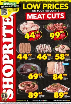 Shoprite specials catalogue – valid from 26.01.2026