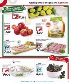 Volantino COOP del 04.09.2025 | Pagina: 3 | Prodotti: Pollo, Patate, Orata, Vitello