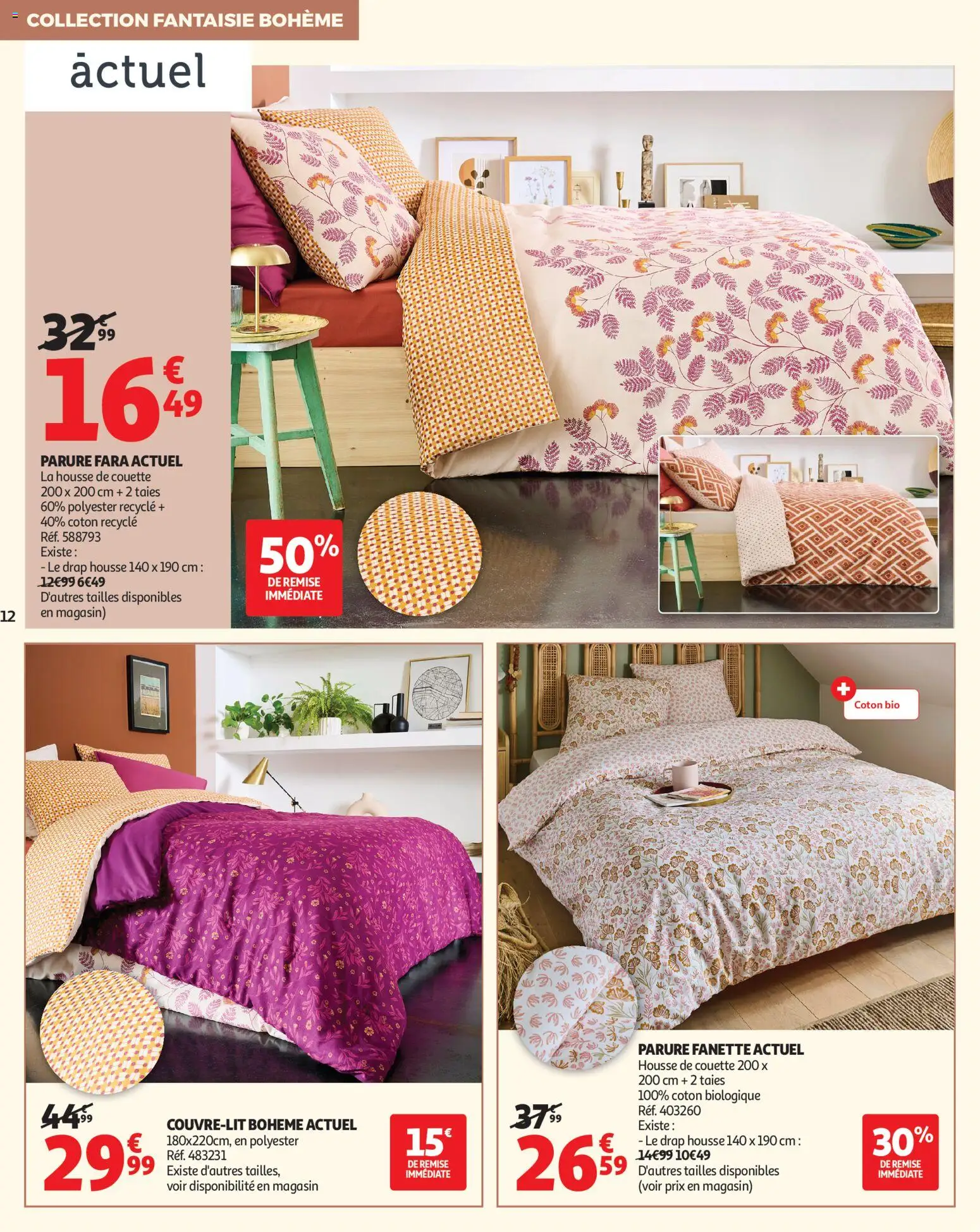 {H1} | Page: 12 | Produits: Coton, Housse de couette, Couette