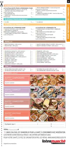  | Page: 31 | Produits: Chorizo, Brie de meaux aop, Buffet, Jambon