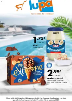 Vista previa Lupa Supermercados folleto válido desde el 31.07.2025