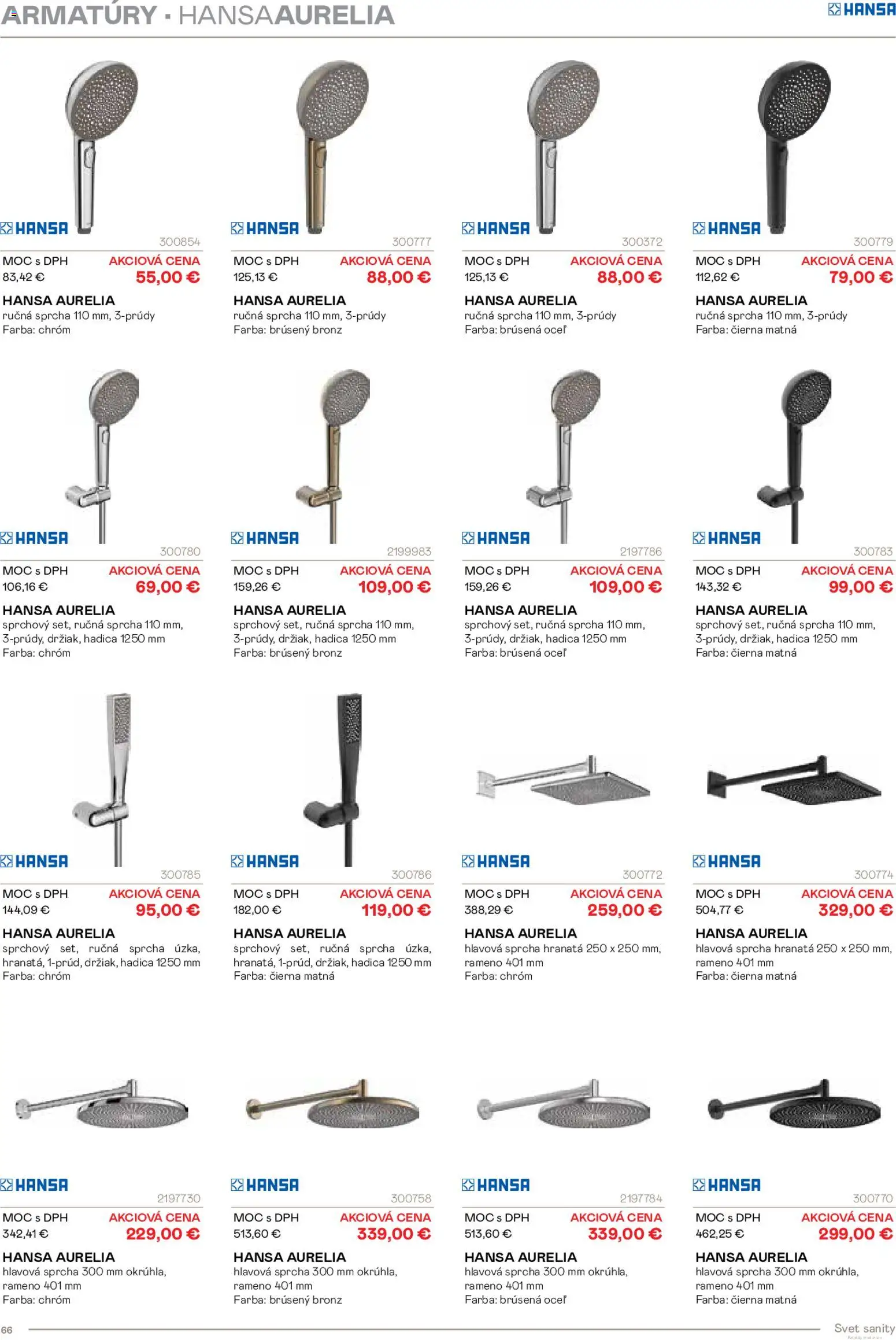 Nové Ingema akcie – leták je platný od 29.10.2025 | Strana: 68 | Produkty: Sprcha